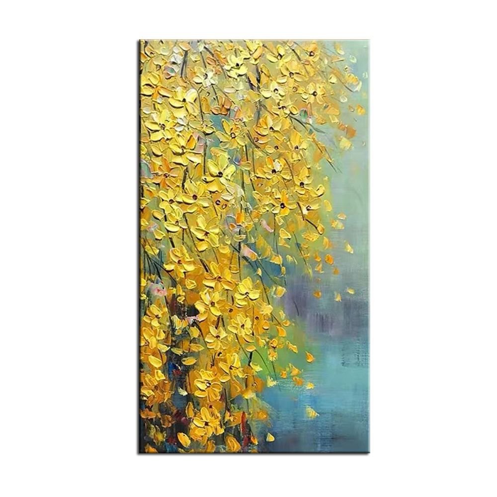 Thick Gold Money Tree 100% Hand Painted Modern Abstract Oil Painting On Canvas Wall Art For Living Room Home Decor No Frame Thick Gold Money Tree 100% Hand Painted Modern Abstract Oil Painting On Canvas Wall Art For Living Room Home Decor No Frame