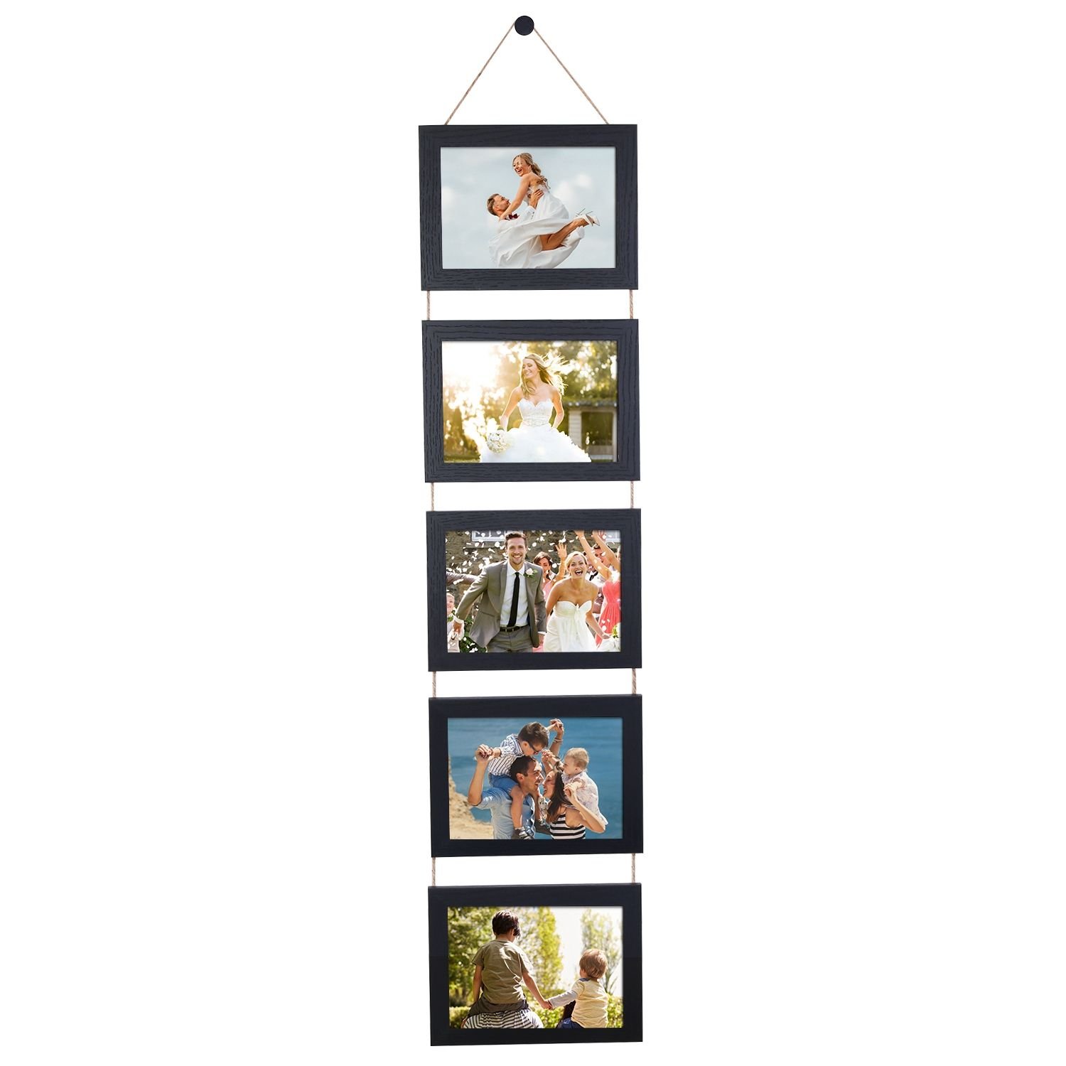 Wall Hanging Picture Collage Frame Wall Decor Without Mat Rustic Style Wood Photo Frame Display Wall Hanging Picture Collage Frame Wall Decor Without Mat Rustic Style Wood Photo Frame Display